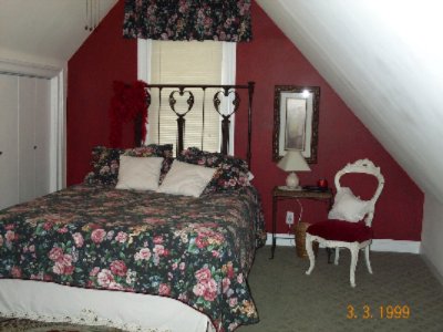 The Mulberry Room Antique Iron Queen Bed